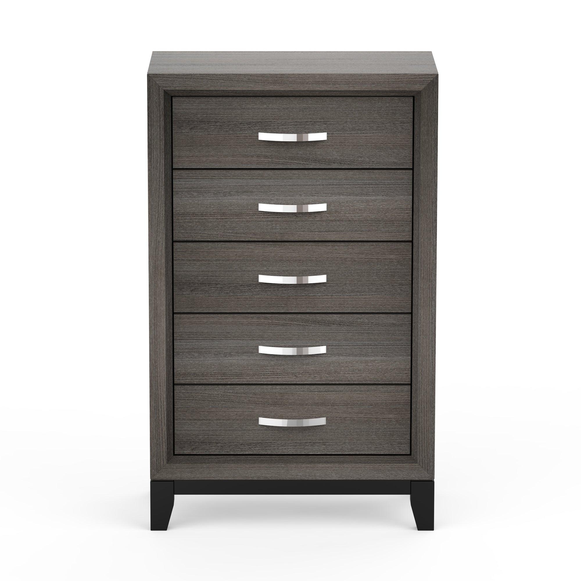 Modern 31-Inch 5-Drawer Chest for Bedroom & Living Room - Stylish Storage Solution for Clothes, Blankets, and Home Organization