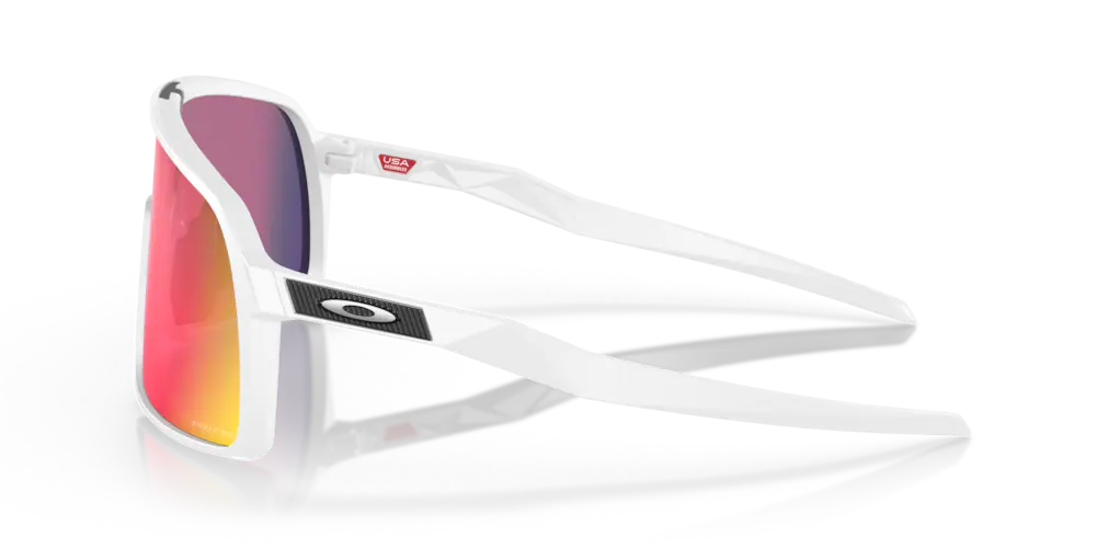 Oakley Sutro S Matte White Sunglasses with Prizm Road Lenses - Cycling, Running & Outdoor Sports Eyewear
