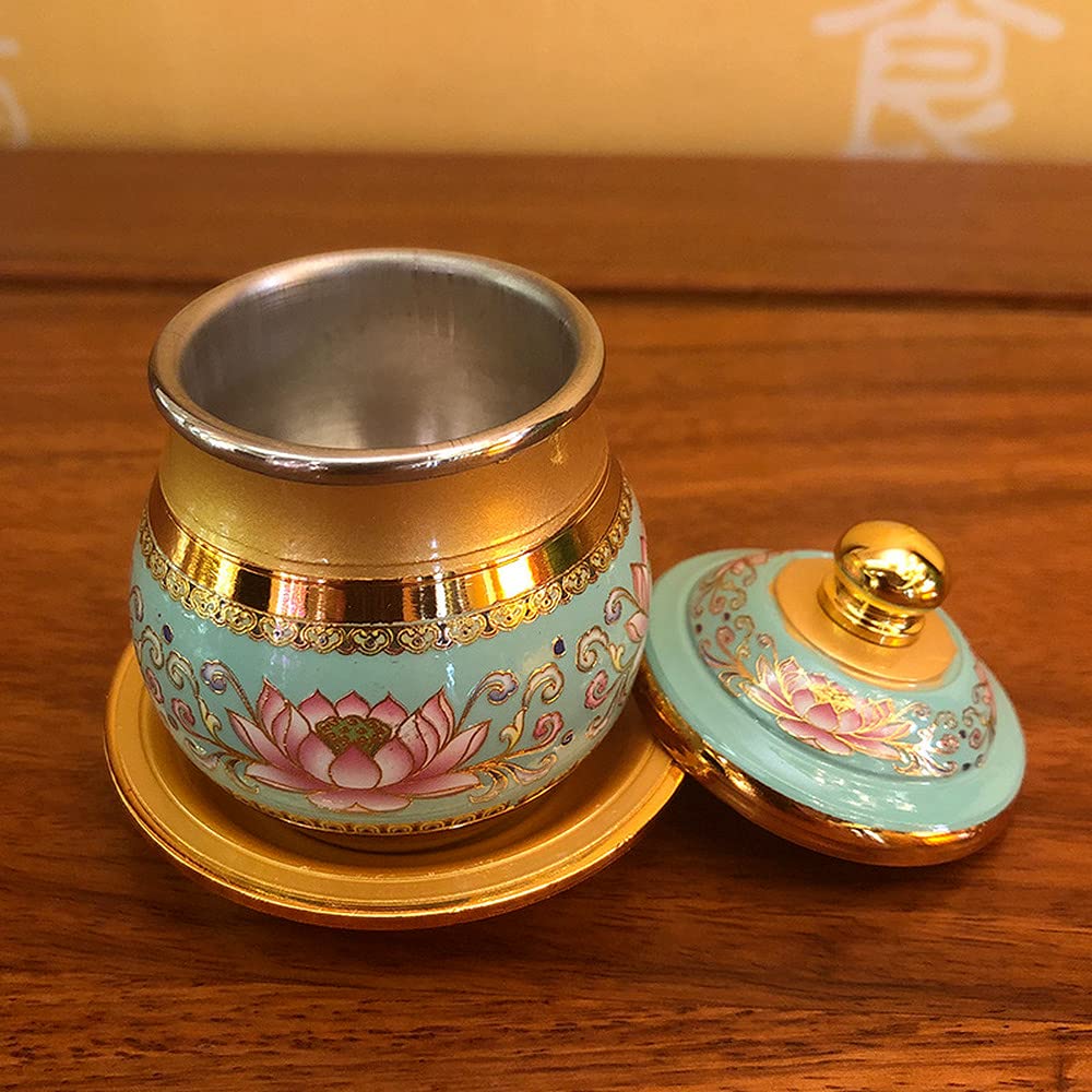 Holy Water Cup Clean Water Cup Buddhist Temple Buddha Tribute Cup Buddhist Supplies for Rituals and Offerings