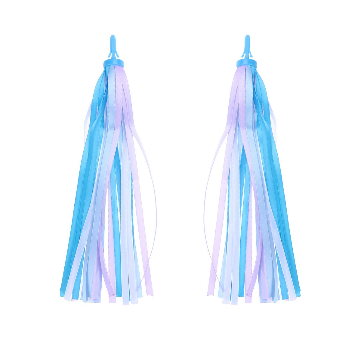 **Abaodam Kids Bike Handlebar Grips - Pair of Colorful Streamers & Tassels for Children's Bicycles - Durable & Comfortable Ride Accessories (Blue) - Perfect for Birthday Gifts, Bike Decorations & Outdoor Play**
