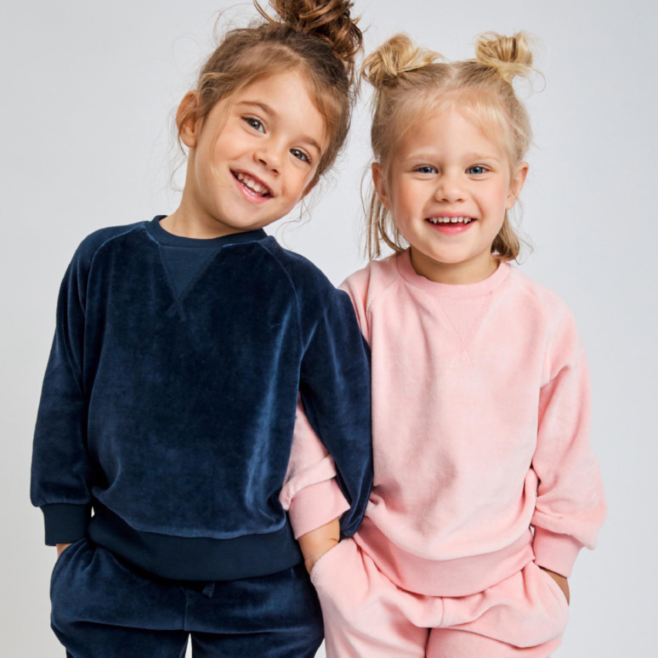 HONESTBABY Soft Velour Hoodie & Zip-Up Sweatshirt with Jogger Pants Set - Cozy Outfit for Toddlers, Baby Boys & Girls | Perfect for Playdates, Family Outings & Loungewear