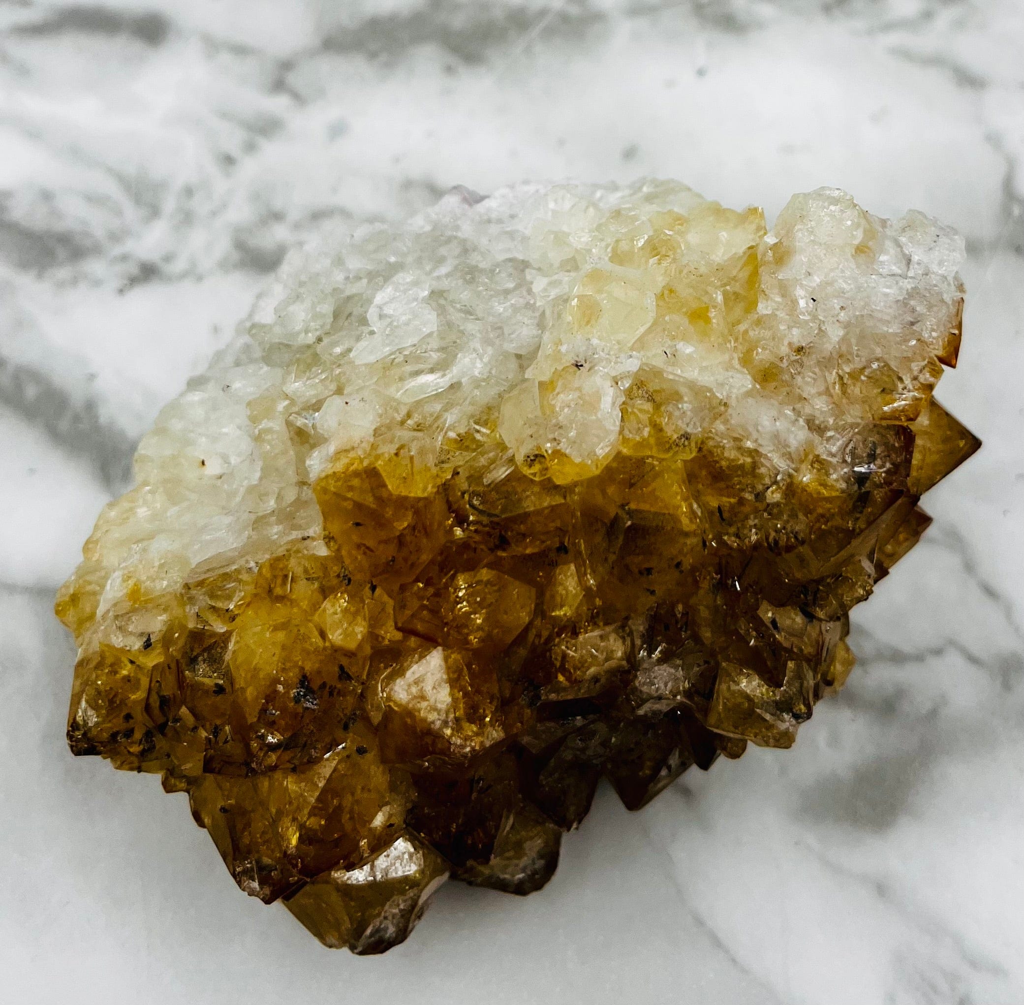 Natural Citrine Crystal Cluster - 41g Raw Citrine Stone for Healing, Meditation & Energy Work | Home Decor, Reiki, Chakra Balancing, Gift Idea