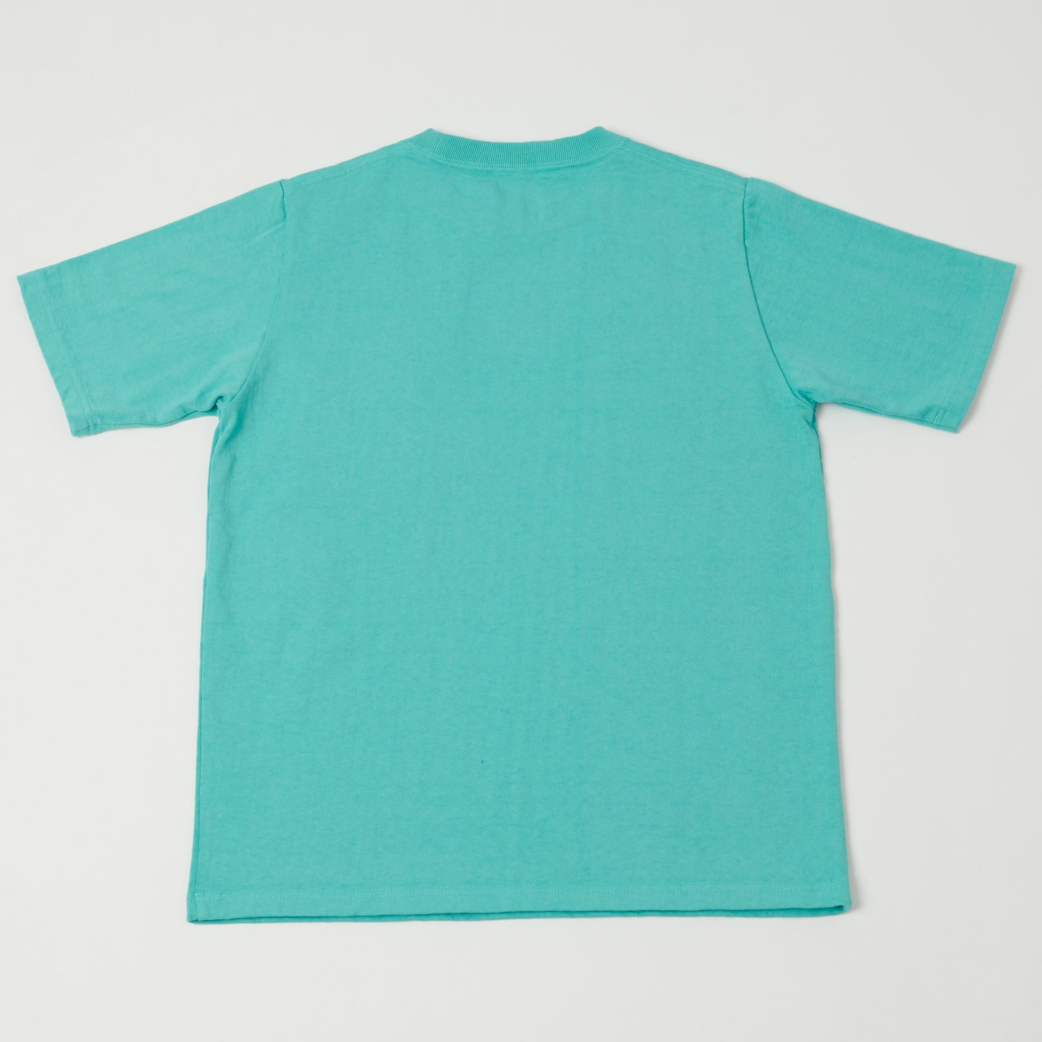 Jackman JM5870 Dotsume Pocket T-Shirt for Men - Soft Cotton Casual Tee in Turquoise Blue - Perfect for Everyday Wear, Street Style & Lounge Outfits