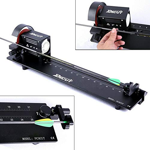 Decut Electric Archery Arrow Cutter Saw - Precision Cutting Tool for All Arrow Shafts | DIY Arrow Making & Shooting Accessories | Perfect for Target Practice, Hunting & Outdoor Sports