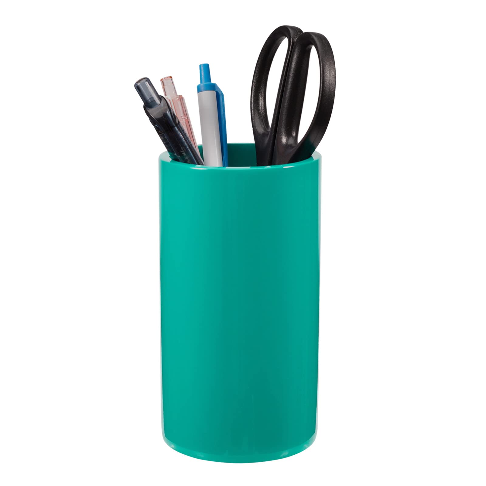Durable Resin Pen Holder & Pencil Organizer for Desk - Stylish Makeup Brush Holder for Office, Classroom, Home | Perfect Desk Accessory for Work, Study & Beauty Storage
