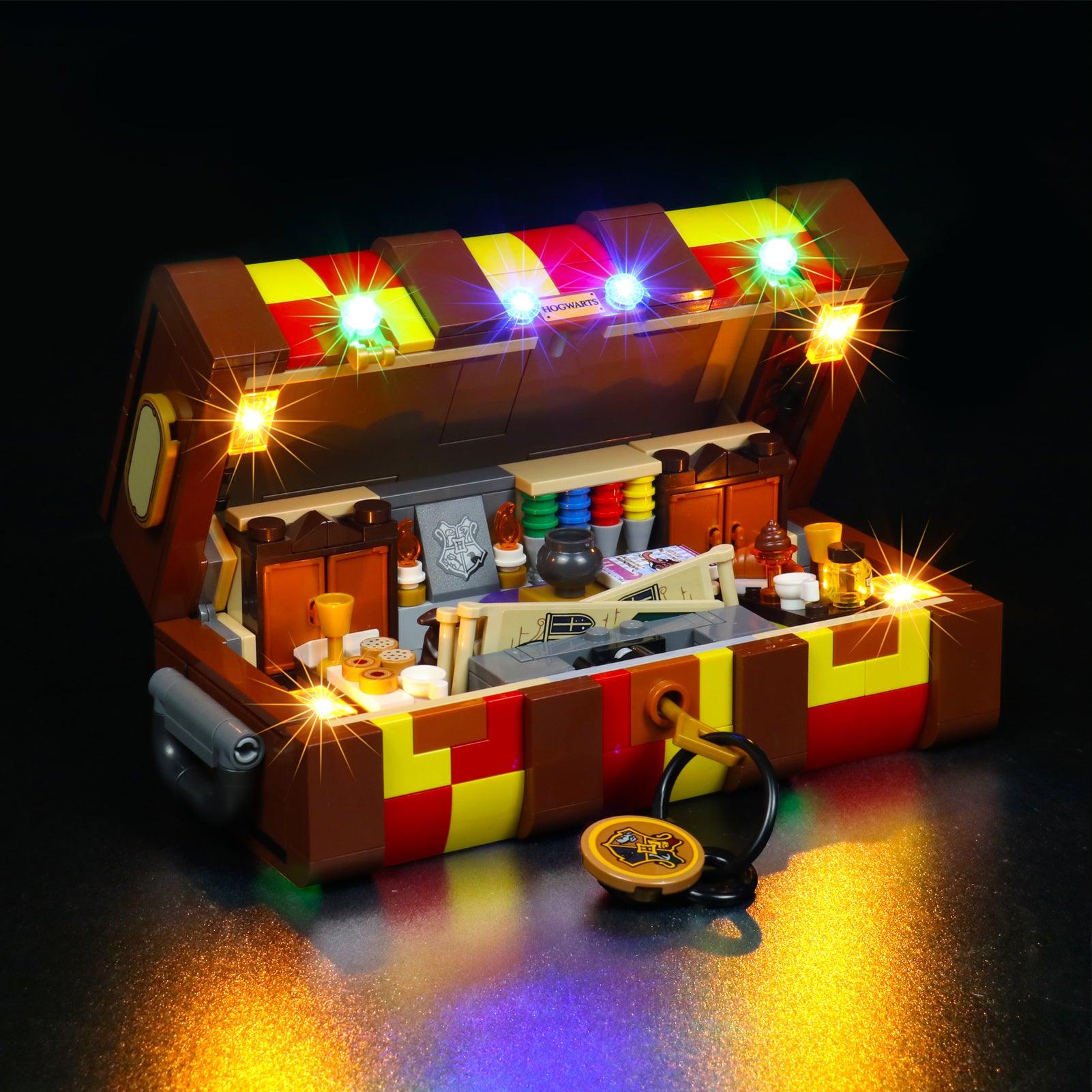 LEGO Harry Potter Hogwarts Magical Trunk 76399 Light Kit - LED Lighting Set for Building Blocks with USB Power - Perfect for Display & Nighttime Play