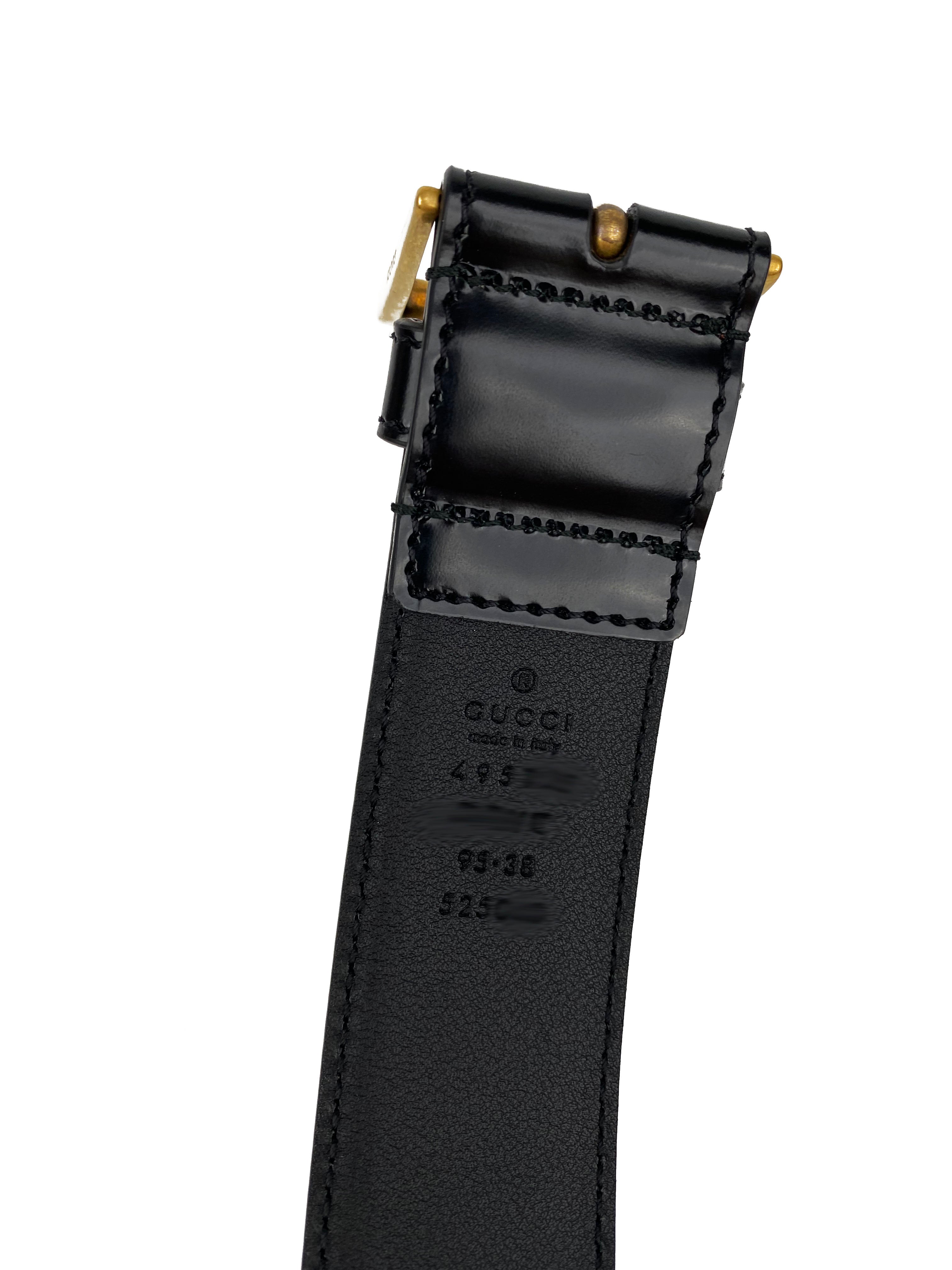 Gucci Men's Genuine Leather Belt with Signature Web Strap - Classic Fashion Accessory for Business, Casual & Formal Outfits