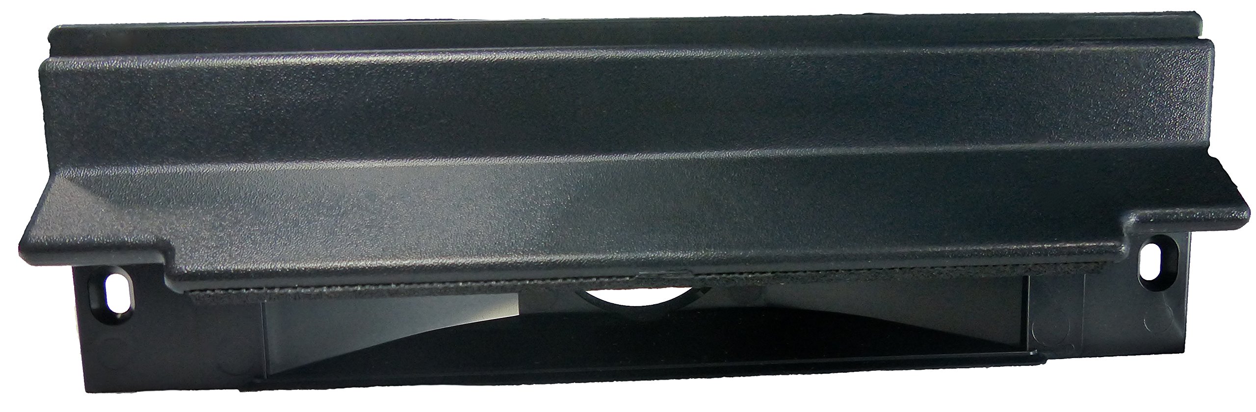 Central Vacuum Sweep Inlet Valve - Black CanSweep Dustpan Inlet for Under Counter & Baseboard Installation | Perfect for Home Cleaning Systems & Central Vacuum Maintenance
