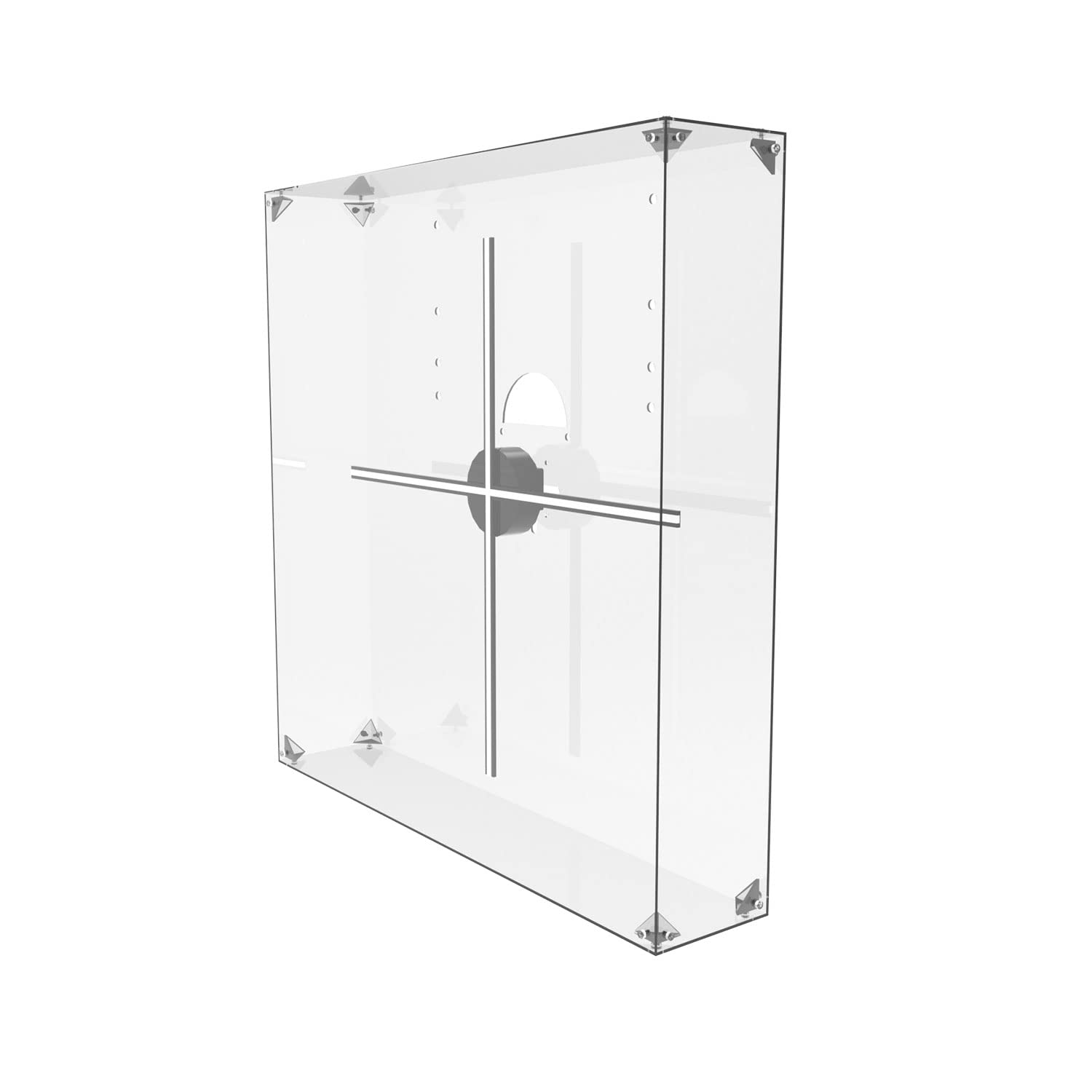 3D Hologram Fan Cover - High Transparency Acrylic Display Case for 16.5-22