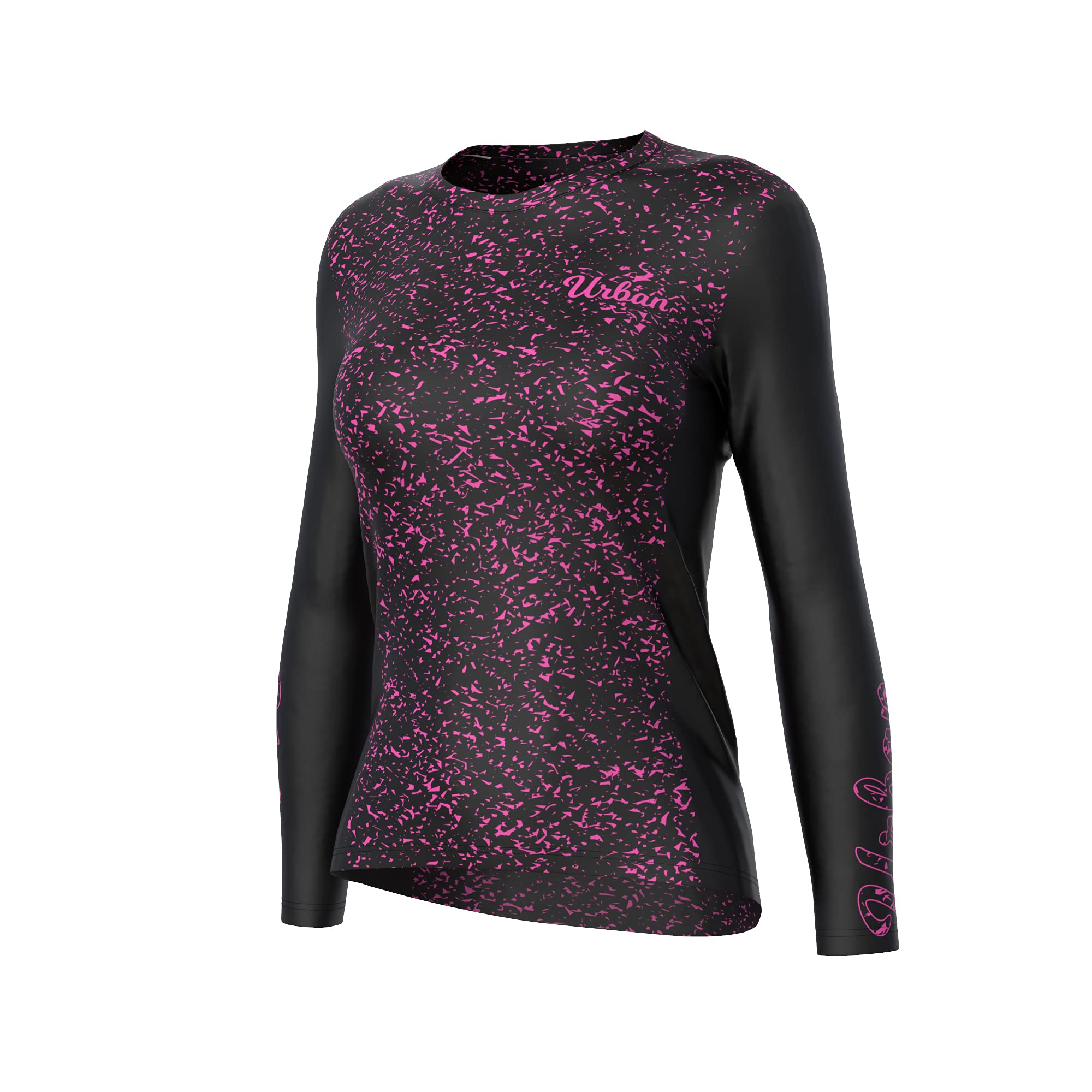 Women's Long Sleeve MTB Mountain Bike Cycling Jersey - Breathable Quick-Dry Performance Shirt for Trail Riding & Outdoor Adventures