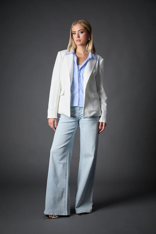 Stylish Helen Blazer with Detachable Shirt - Perfect for Office, Business Meetings & Formal Events | Women's Fashion Outerwear