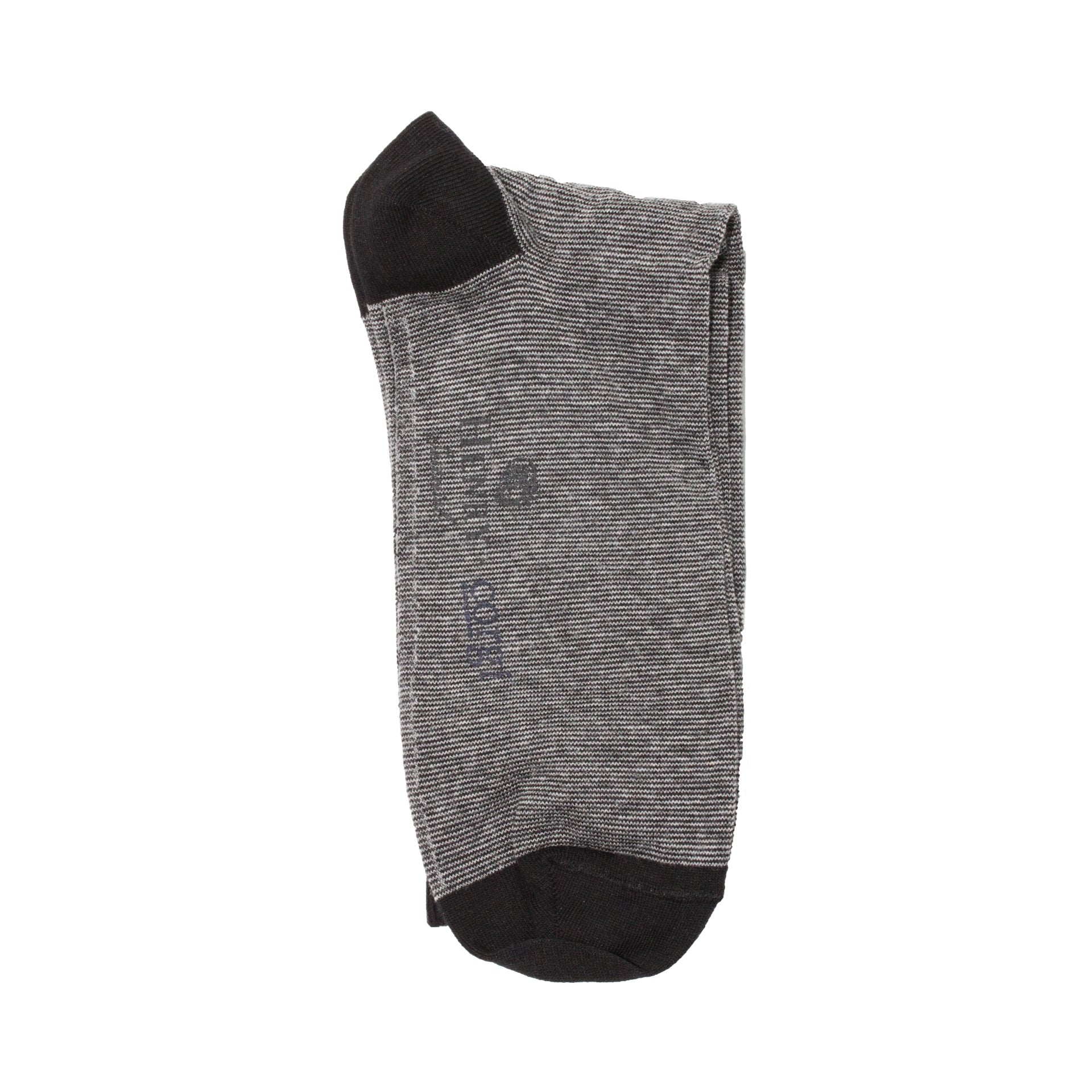 Premium Lightweight Cotton Business Socks for Men - Black & Grey Dress Socks - Comfortable Office & Formal Wear