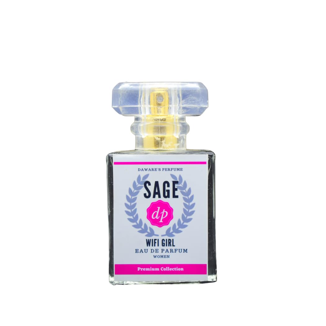 DigiPreneur Wifi Girl Sage Perfume Eau De Parfum for Women - 30ml Floral Fragrance Bottle | Long-Lasting Scent for Daily Wear, Office & Romantic Dates