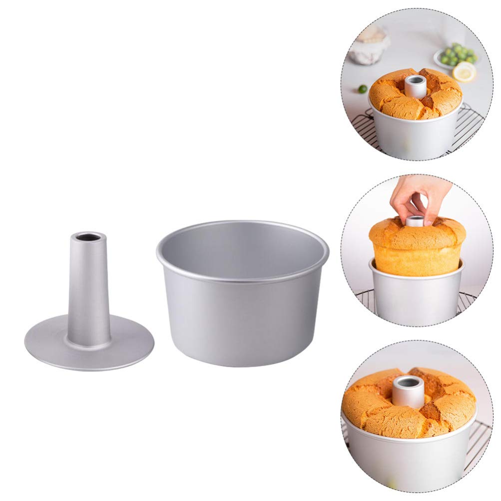 OSALADI 5-Piece Round Cake Pan Set - Non-Stick Baking Molds for Muffins, Chimney Cakes, Cupcakes & More - Perfect for Home Baking, Parties & Holiday Desserts
