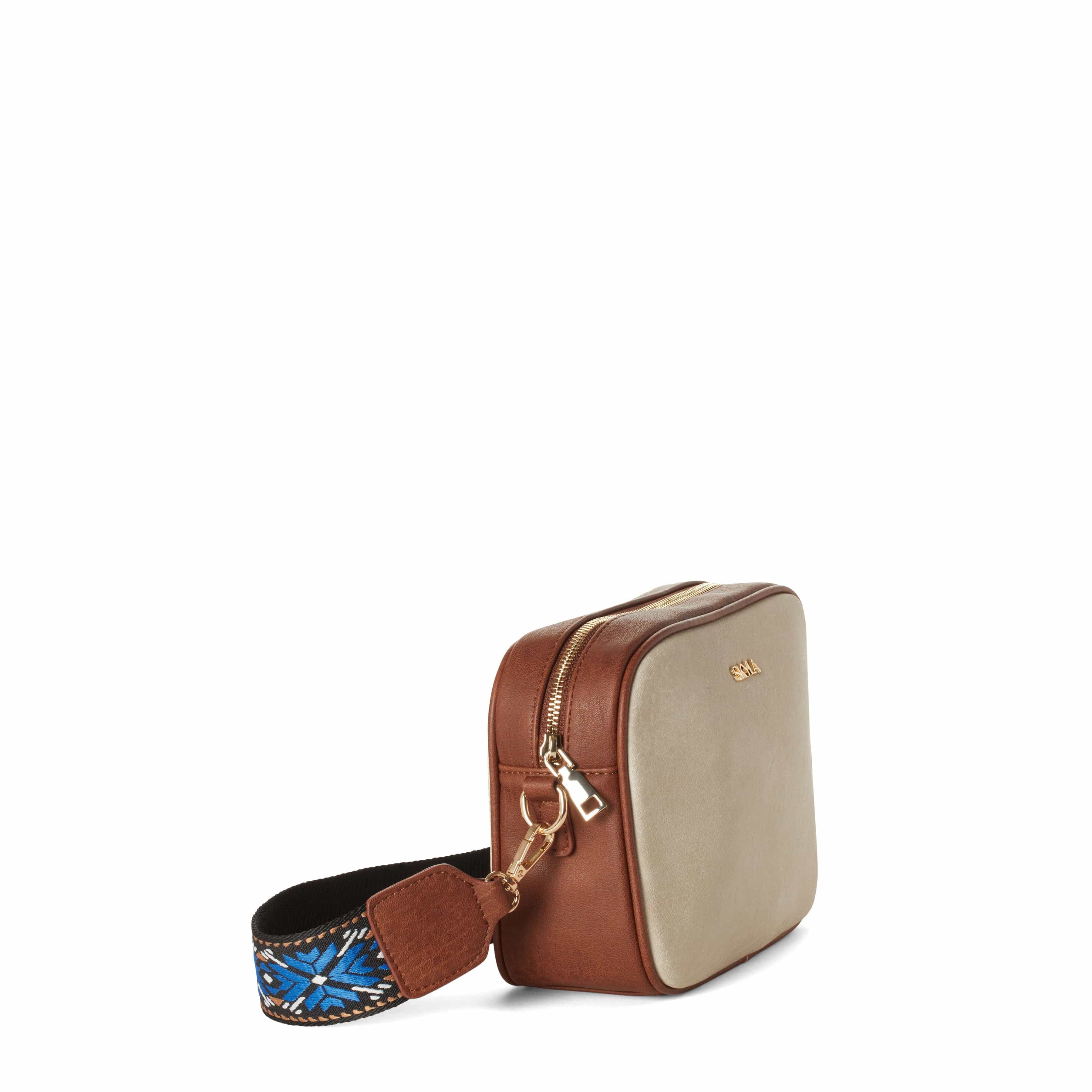 Ellie Adjustable Crossbody Vegan Leather Guitar Strap - Chestnut Brown for Acoustic & Electric Guitars | Perfect for Musicians & Performers