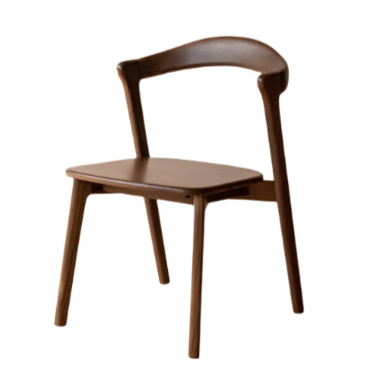 Premium Black Walnut & Ash Solid Wood Dining Chair - Handcrafted Modern Farmhouse Style for Kitchen, Dining Room & Home Decor
