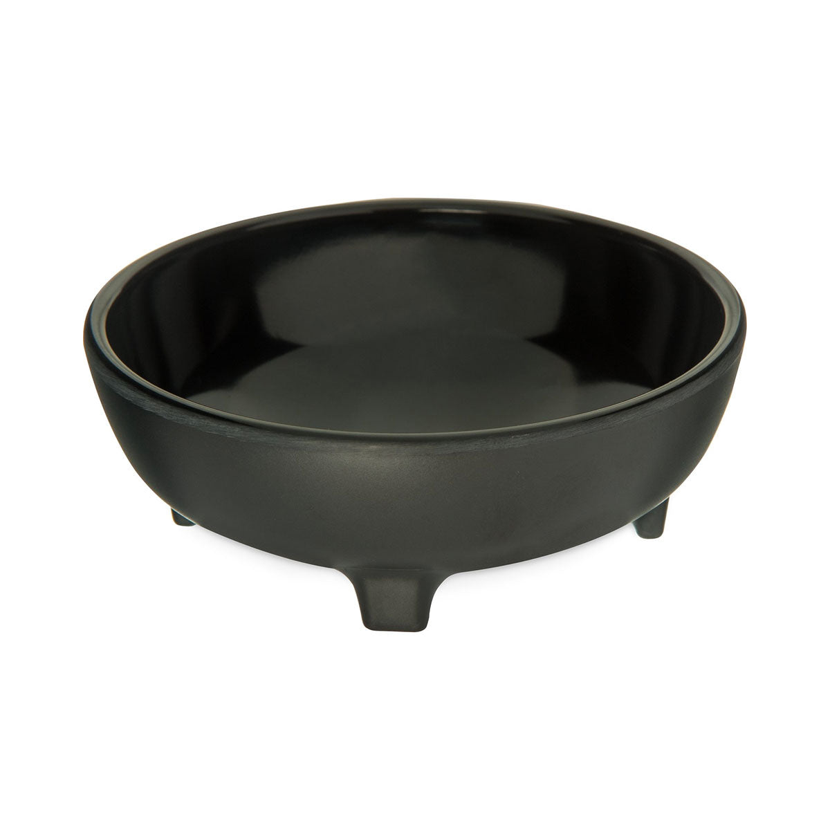 Carlisle 087803 Black Melamine Molcajete Ramekin - 8 oz Durable Serving Bowl for Guacamole, Salsa & Dips | Perfect for Mexican Restaurants, Party Appetizers & Home Entertaining