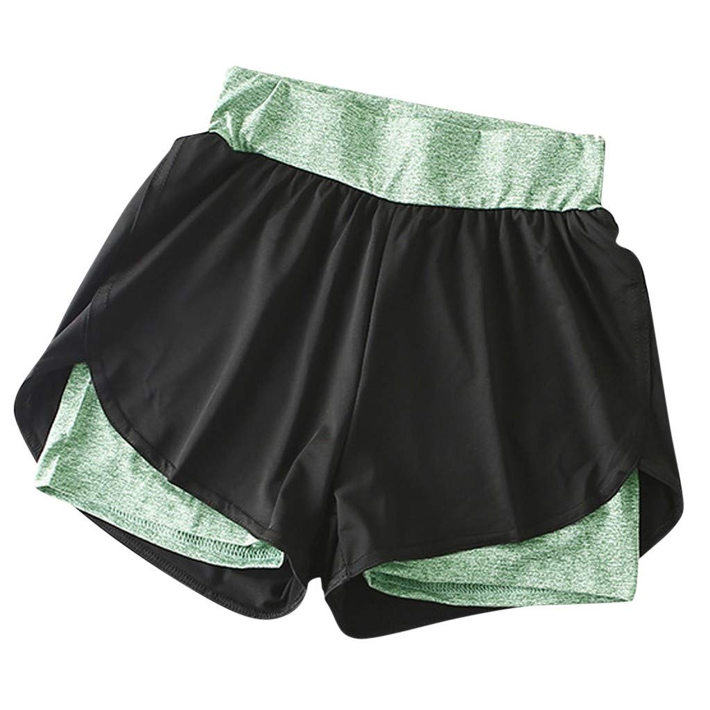 **Women's High Waisted Quick Dry Running Shorts - Seamless Workout & Yoga Athletic Shorts for Comfort & Performance | Perfect for Gym, Jogging, and Activewear**