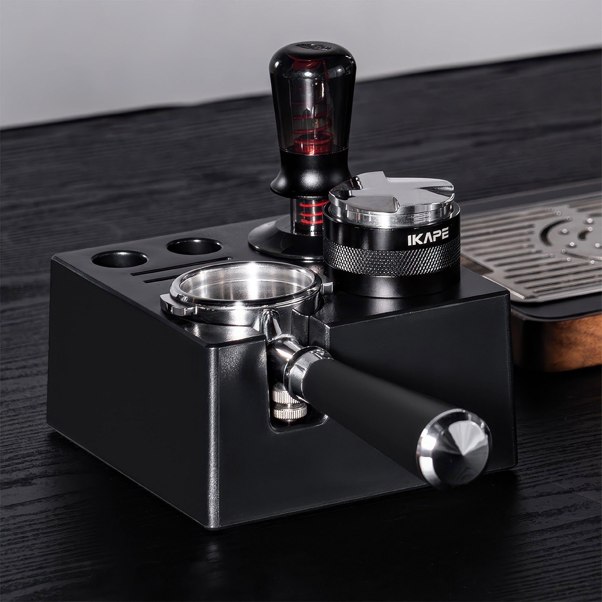 2 in 1 Adjustable Coffee Distributor & Tamper - Professional Espresso Tool for Baristas & Home Brewing - Perfect for Espresso Machine Preparation & Latte Art