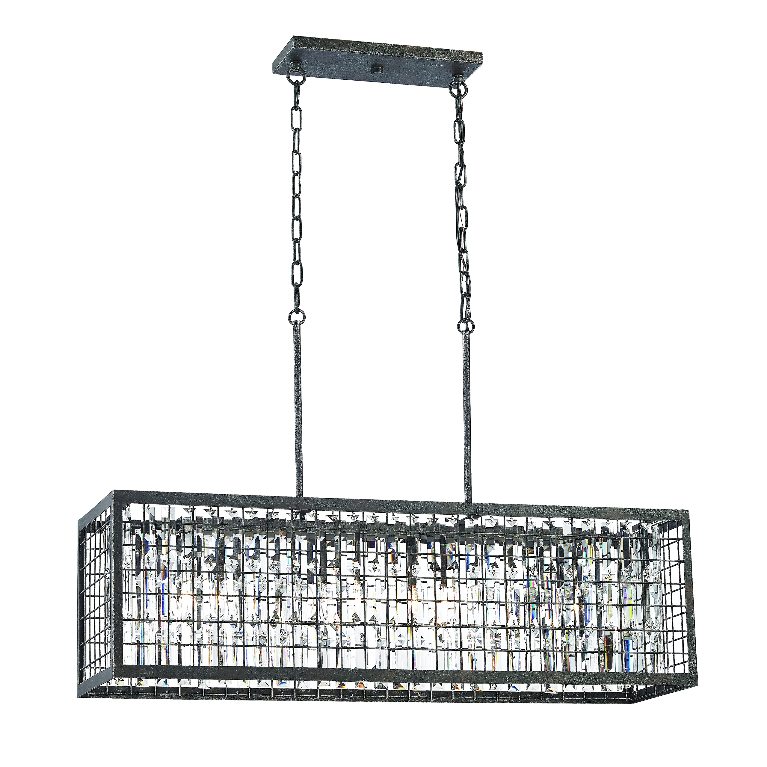 Elk Home Nadina Mini Pendant Light - Silverdust Iron Finish - Modern Farmhouse Ceiling Lighting for Kitchen Island, Dining Room, Entryway