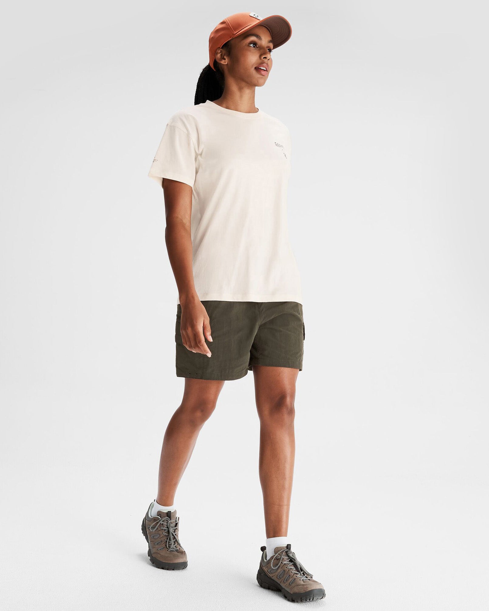 Organic Cotton Women's T-Shirt by O.Smither Lines - Soft Natural Tee for Casual Wear, Yoga & Everyday Comfort