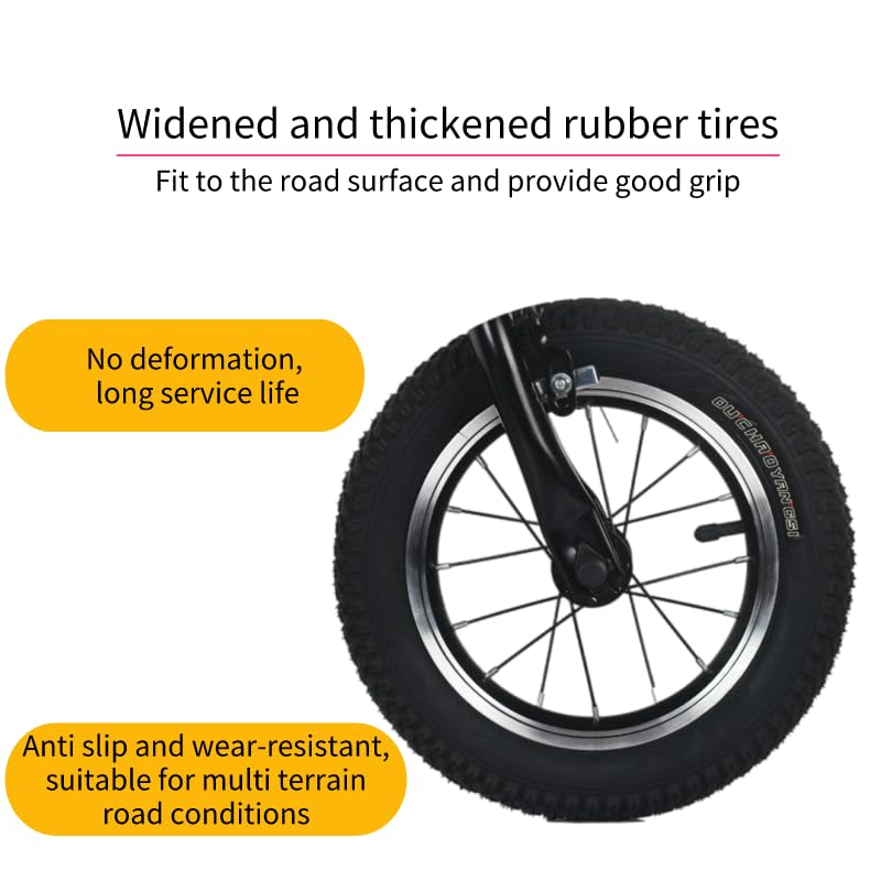 12 Inch Folding Bike for Adults & Teens - Compact Black Unisex Commuter Bike | Perfect for Urban Travel, Camping & Public Transport