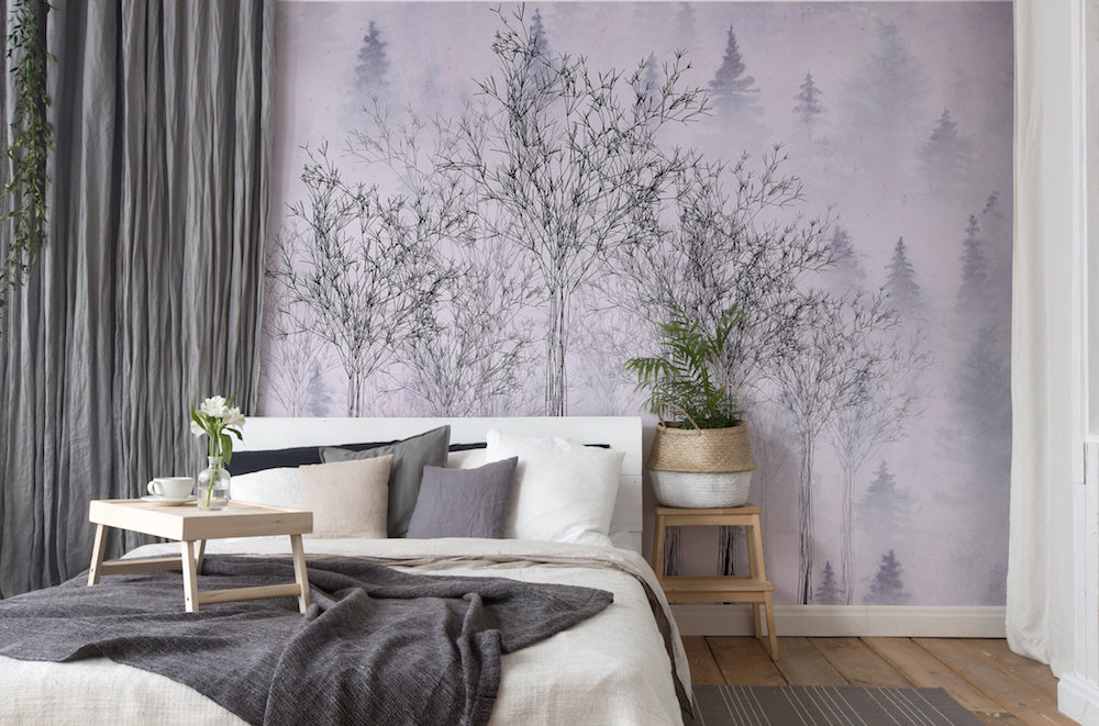 Atelier 47 Trees In Shape - Modern Geometric Tree Wall Art Decor for Home & Office - Perfect for Living Room, Bedroom, or Workspace