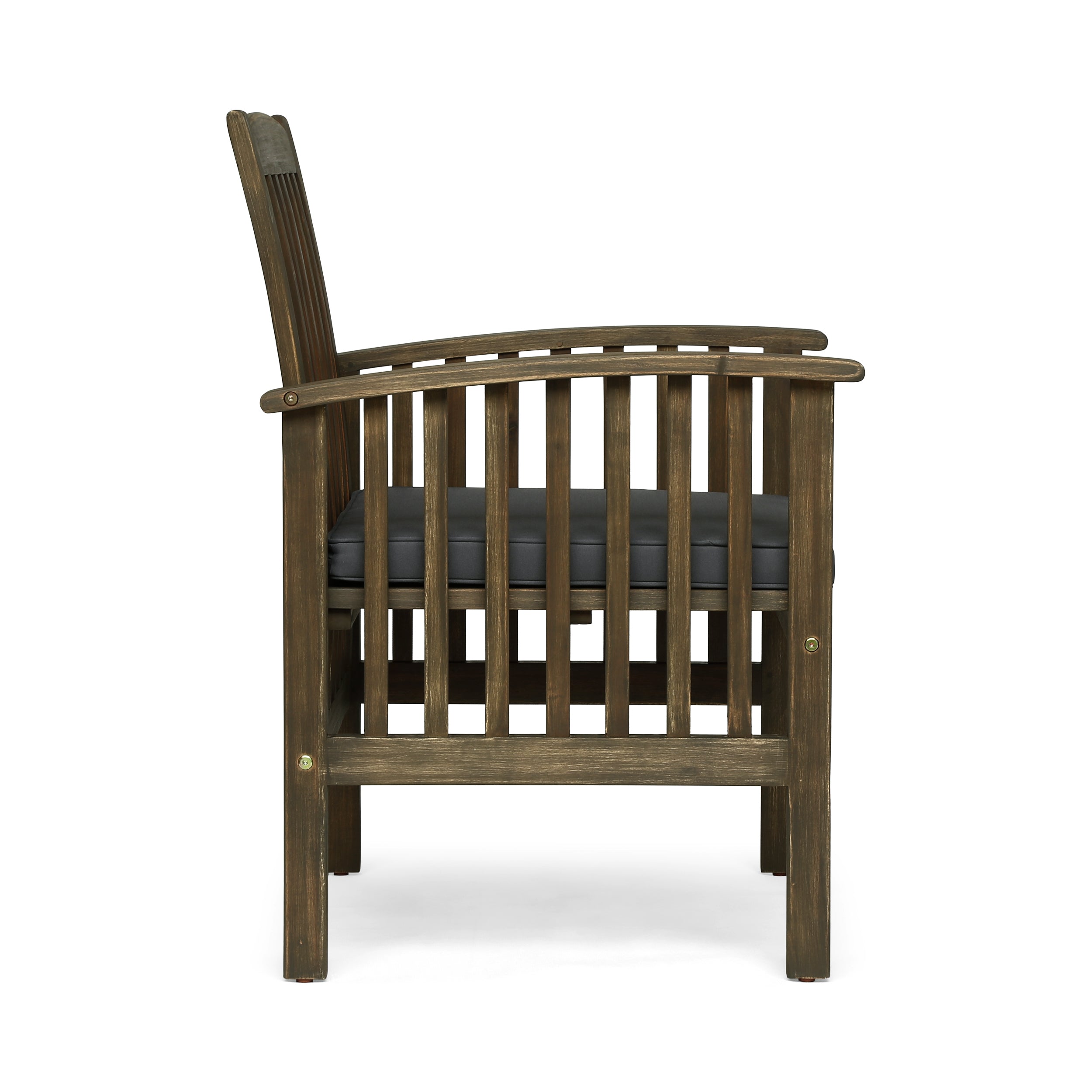 CASA ACACIA Modern Dining Chairs Set of 2 with Cushions - Comfortable Wooden Kitchen Chairs for Dining Room, Breakfast Nook, or Outdoor Patio Use