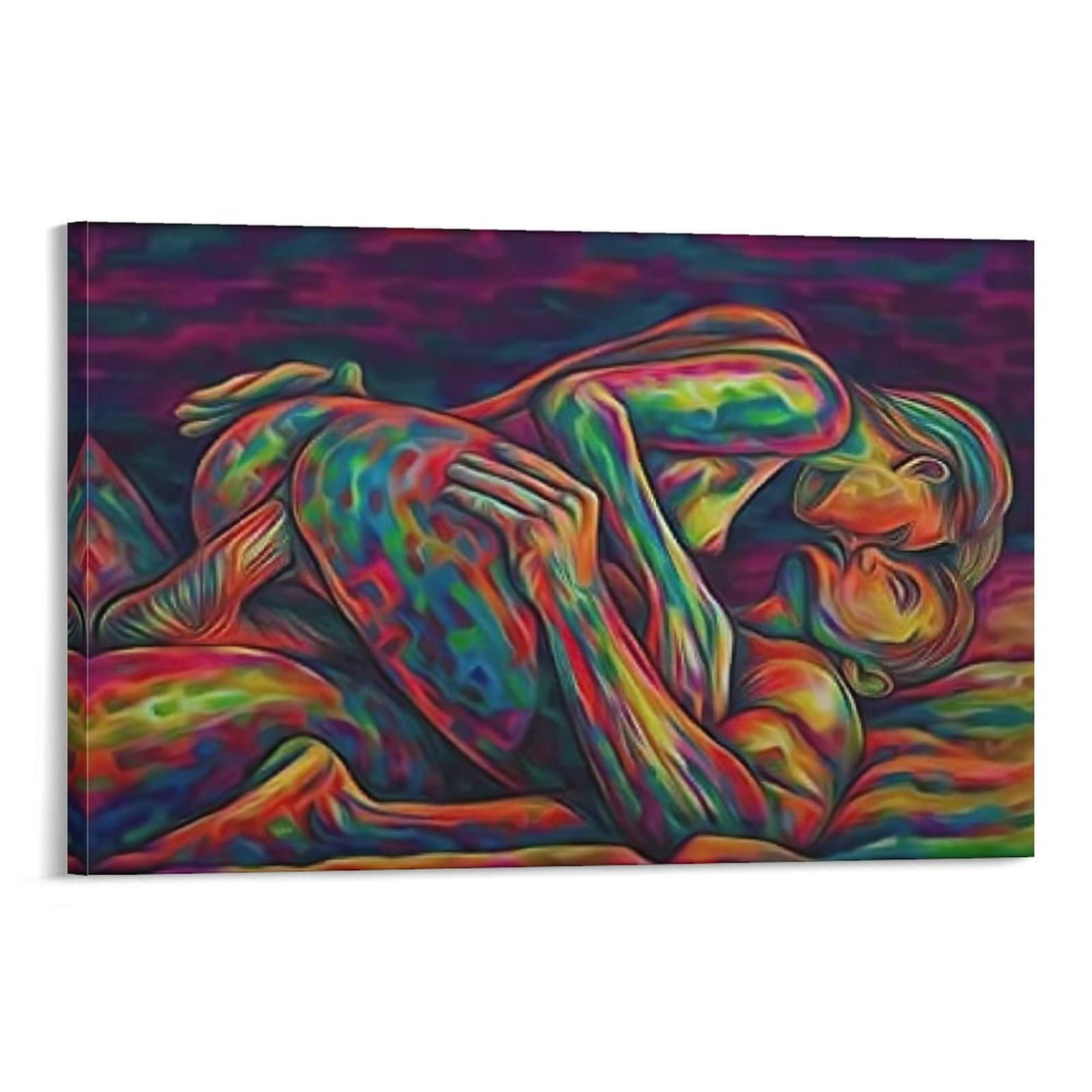 Abstract Sexy Adult Art Print Canvas Poster - Modern Wall Decor for Home, Dorm, Office & Bathroom - Perfect Gift for Birthday & Parties - Elegant Indoor Decoration for Living Room, Bedroom & Workspace