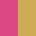 Savona High Waisted Brief Panties - Rani Pink with Gold Trim | Comfortable Women's Underwear for Everyday Wear, Yoga & Lounge