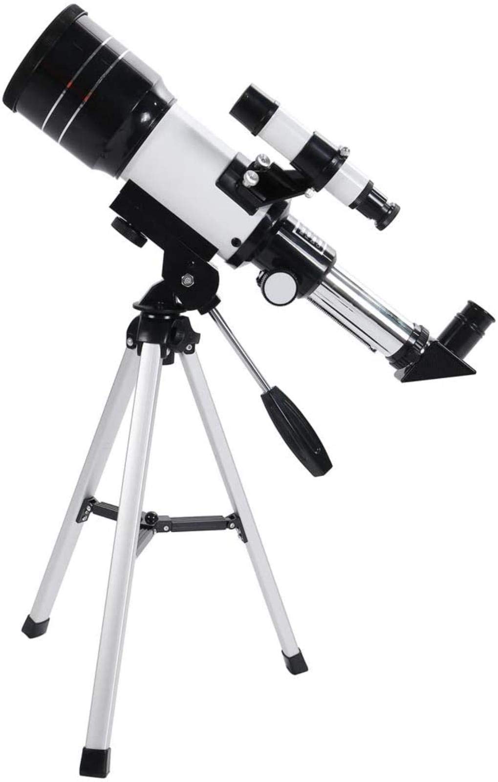 CRBUDY 70mm Astronomical Refractor Telescope for Kids & Beginners - Portable Telescope with Tripod & Eyepieces for Stargazing, Moon & Planet Observation - Perfect for Indoor & Outdoor Astronomy Learning