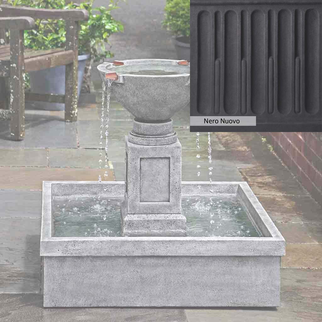 Campania International Rittenhouse Outdoor Garden Fountain - Classic Tiered Water Feature for Patio, Yard, and Landscape Decor