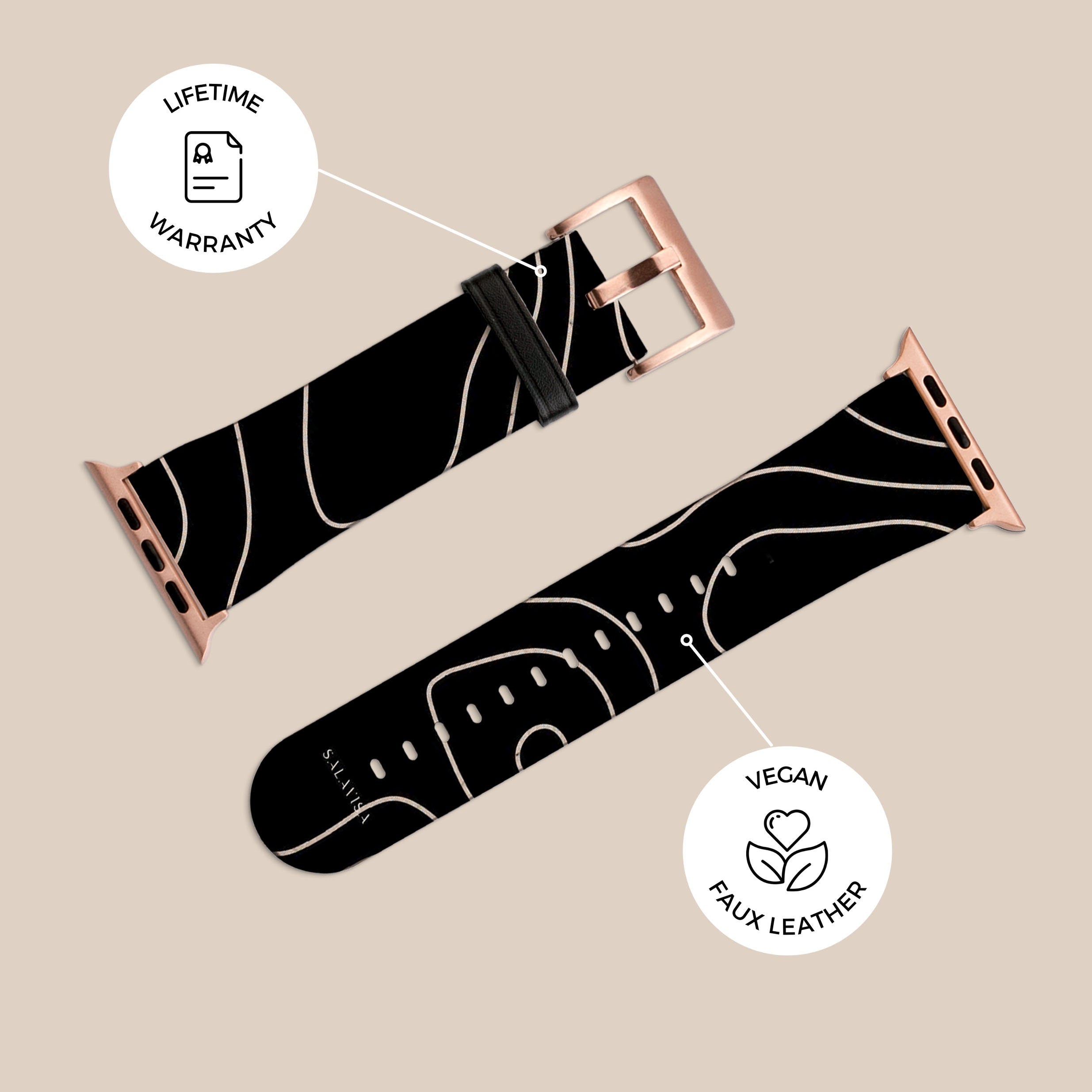Premium Apple Watch Band - Durable & Stylish Replacement Strap for All Apple Watch Models - Perfect for Workouts, Running & Everyday Wear