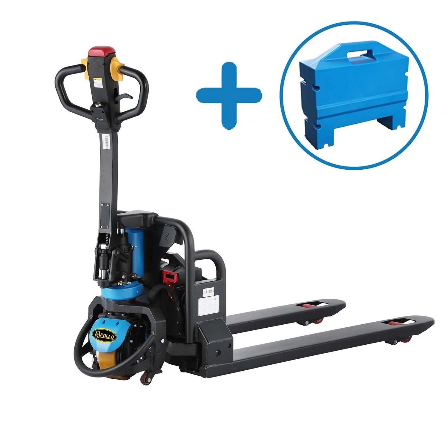 Apollolift A1021 Electric Pallet Jack - 3300 lbs Heavy Duty Battery Powered Pallet Truck, 45