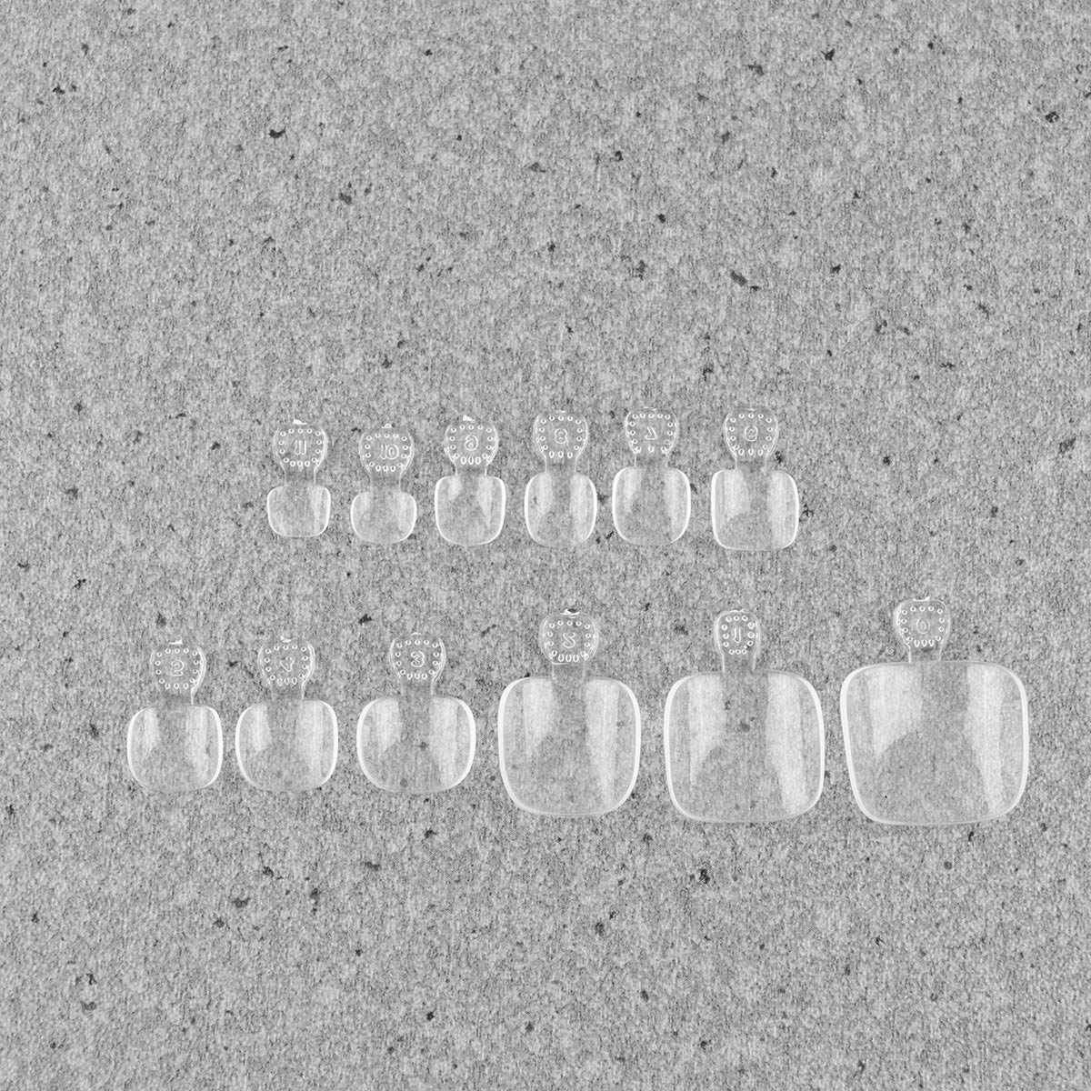 600Pcs Fake Toenail Tips Kit - Press On Nails for DIY Pedicure & Nail Art
