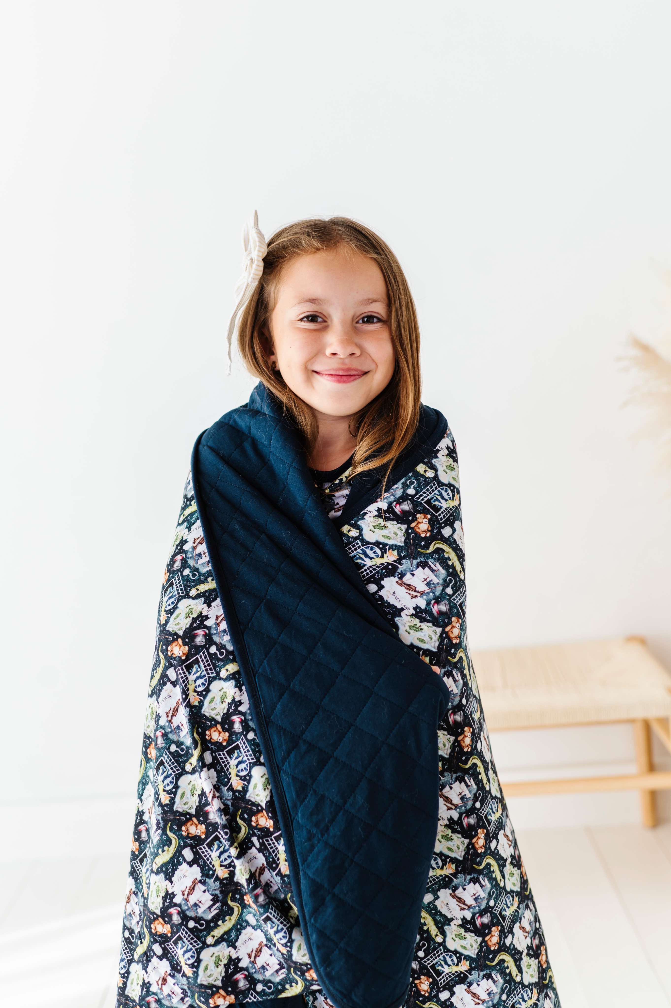 Neverland Quilted Oversized Blanket - Ultra Soft & Cozy Large Throw Blanket for Bed, Couch & Outdoor Use - Perfect for Winter, Camping & Home Decor