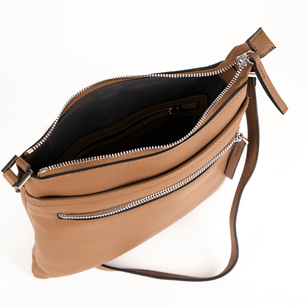 Premium RFID Blocking Leather Crossbody Bag for Women - Anti-Theft Travel Purse for Everyday Use & Shopping