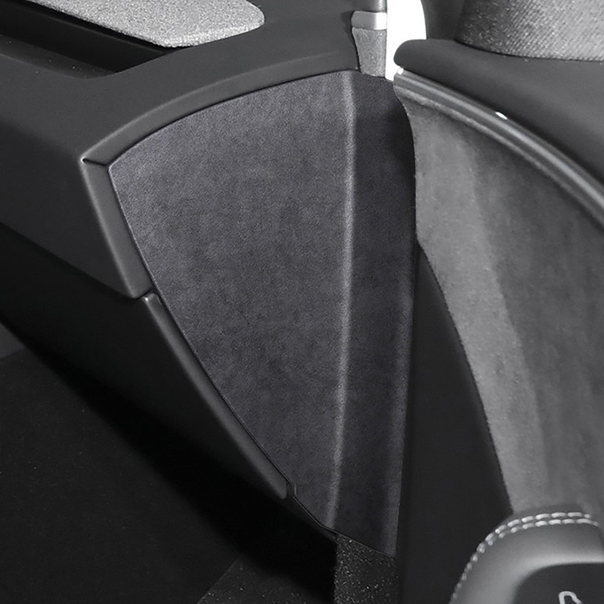 Tesla Alcantara Dash Side Panel Cover Trim for 2024+ Model 3 Highland - Premium Interior Upgrade for Enhanced Comfort & Style | Perfect for Daily Commutes & Road Trips