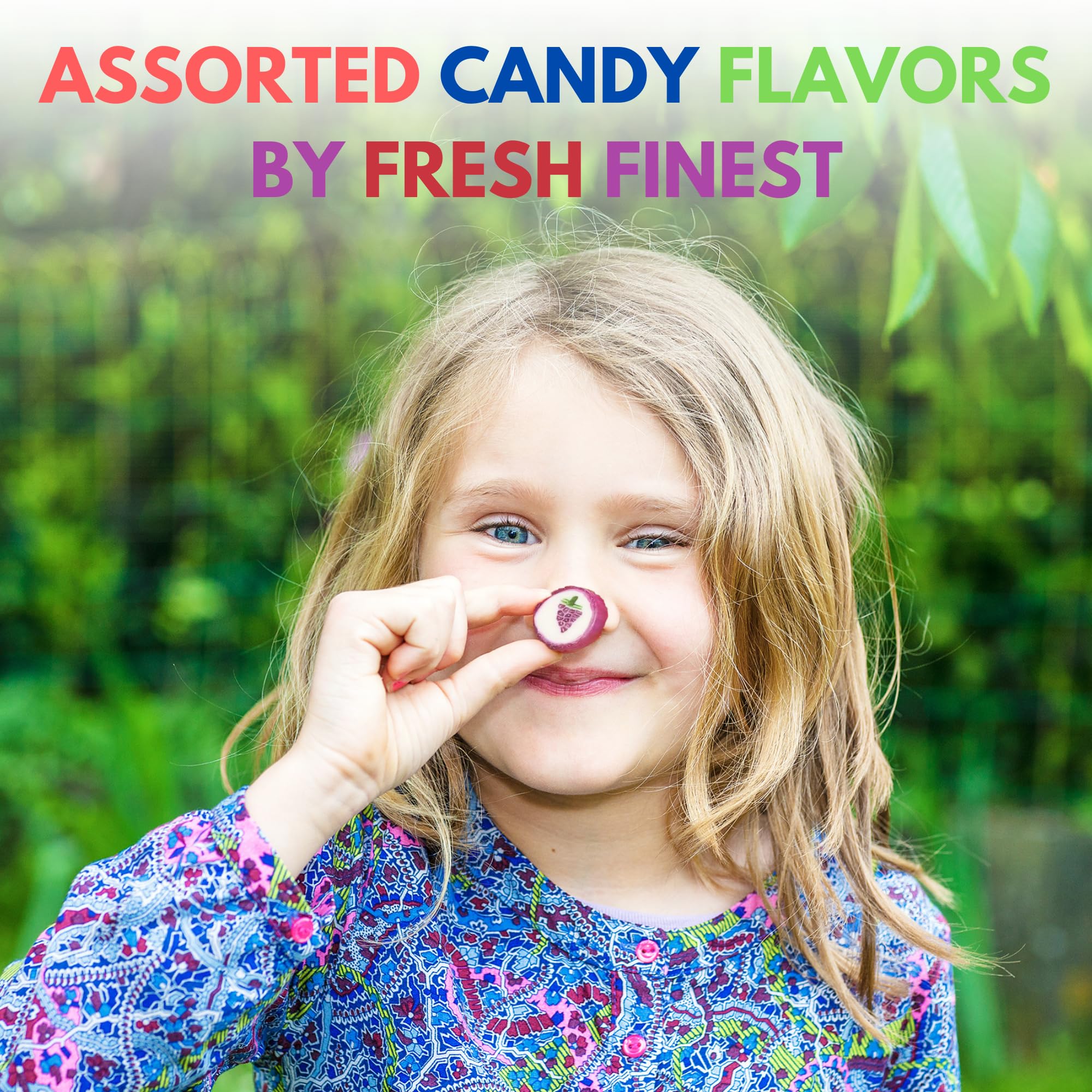Bulk Hard Candy Fruit Slices - 170 Individually Wrapped Pieces (855g) | Assorted Fruit Flavored Candies for Parties, Office Snacks & Gift Bags | Fresh Finest Quality