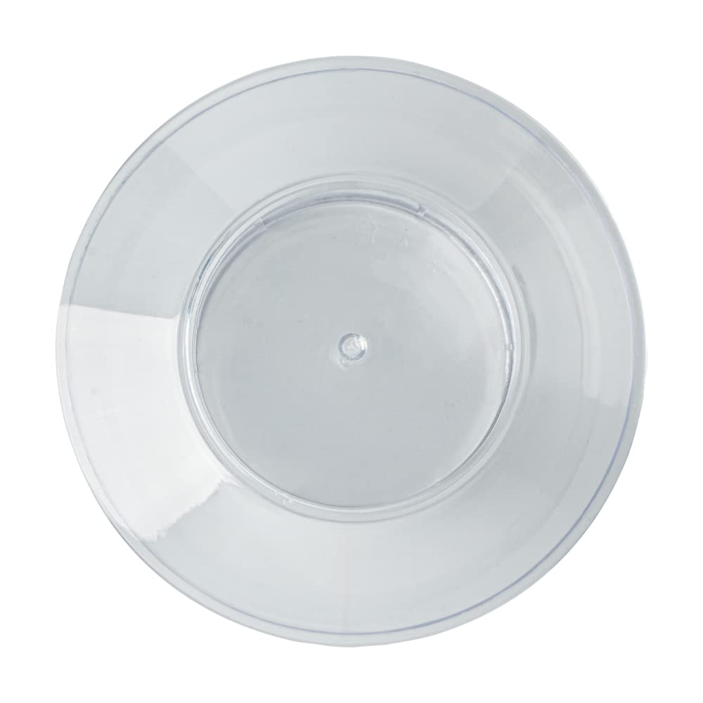 Restaurantware 4 oz Clear Plastic Deli Cups with Lids - 100 Pack Disposable Round Fruit & Appetizer Containers for Snacks, Desserts, Weddings, Birthday Parties & Catering Events | Perfect for Food Service, Takeout & Party Serving