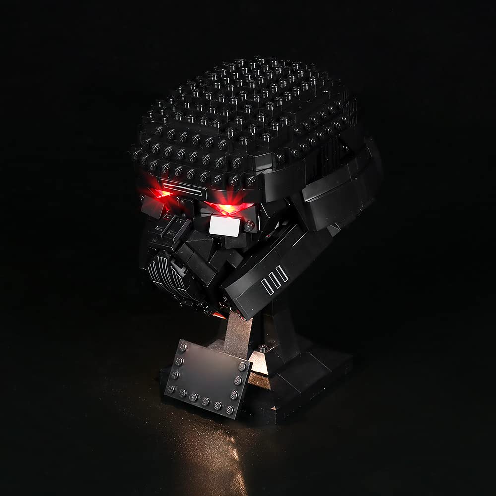 BrickBling LED Light Kit for Lego Dark Trooper 75343 Building Set - DIY Lighting Kit with Remote Control | Compatible with Lego Star Wars Dark Trooper Attack Set | Perfect Gift for Lego Lovers & Collectors | Enhance Your Lego Display for Nighttime Showcase & Room Decoration
