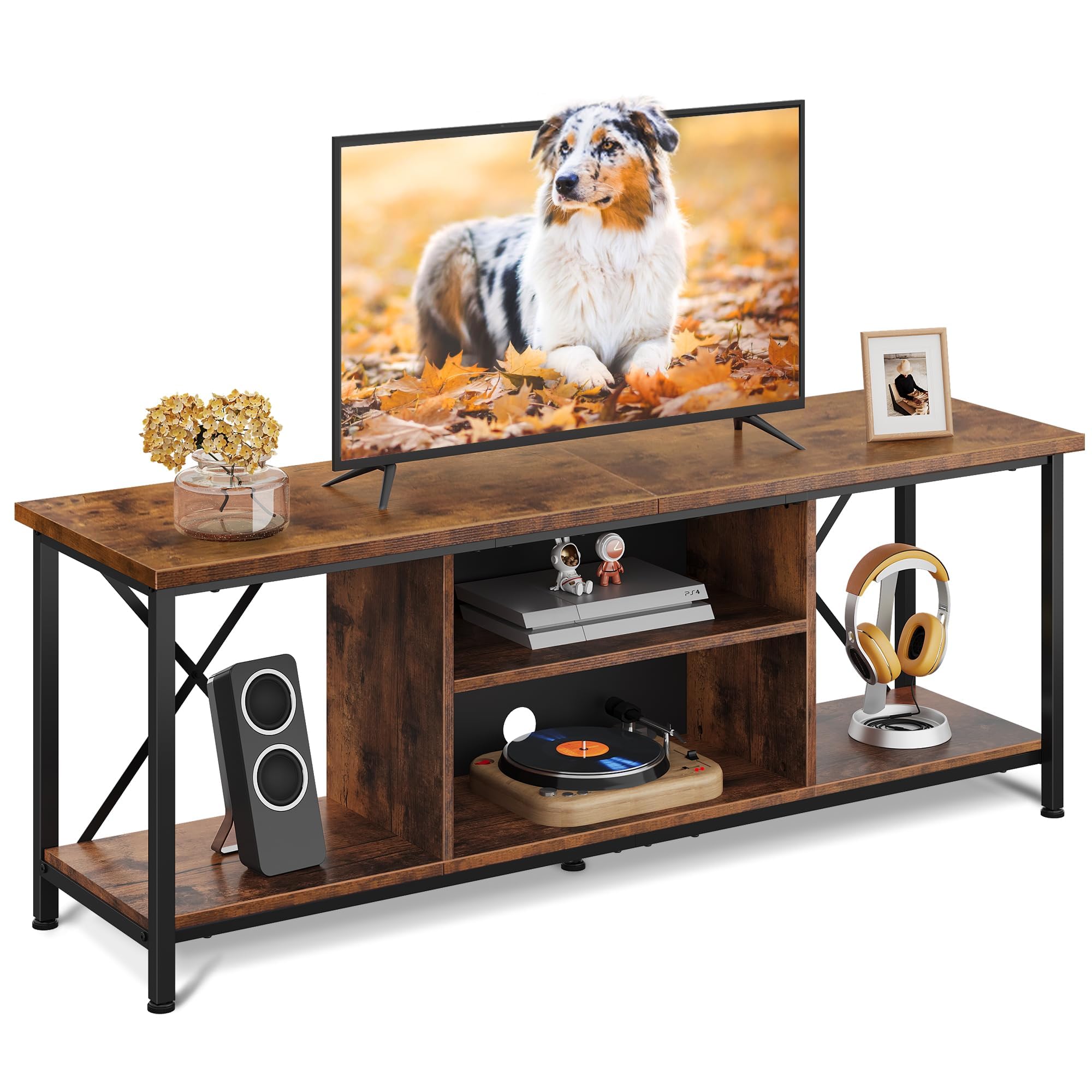 **WLIVE TV Stand for 65 Inch TV, 55