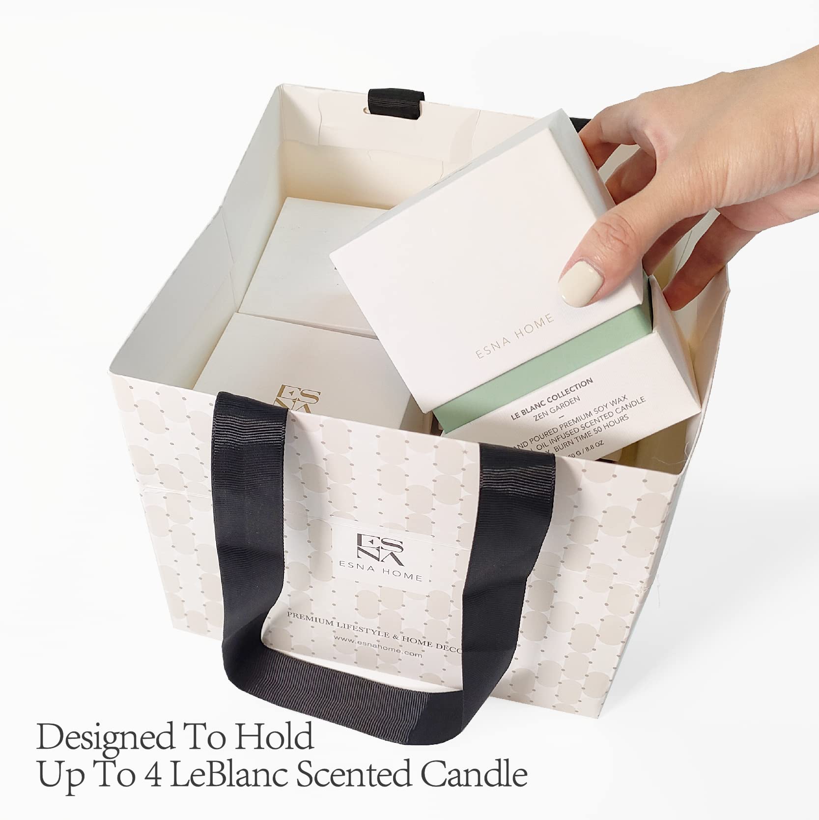 Premium Gift Bags with Fabric Ribbon Handles - Elegant Designer Shopping Bags for Birthday, Housewarming & Party Favors (7.8 x 6.9 Inches) - Perfect for Wedding, Baby Shower & Holiday Gift Wrapping