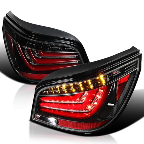 Jet Black Housing Clear Lens Red Light Bar