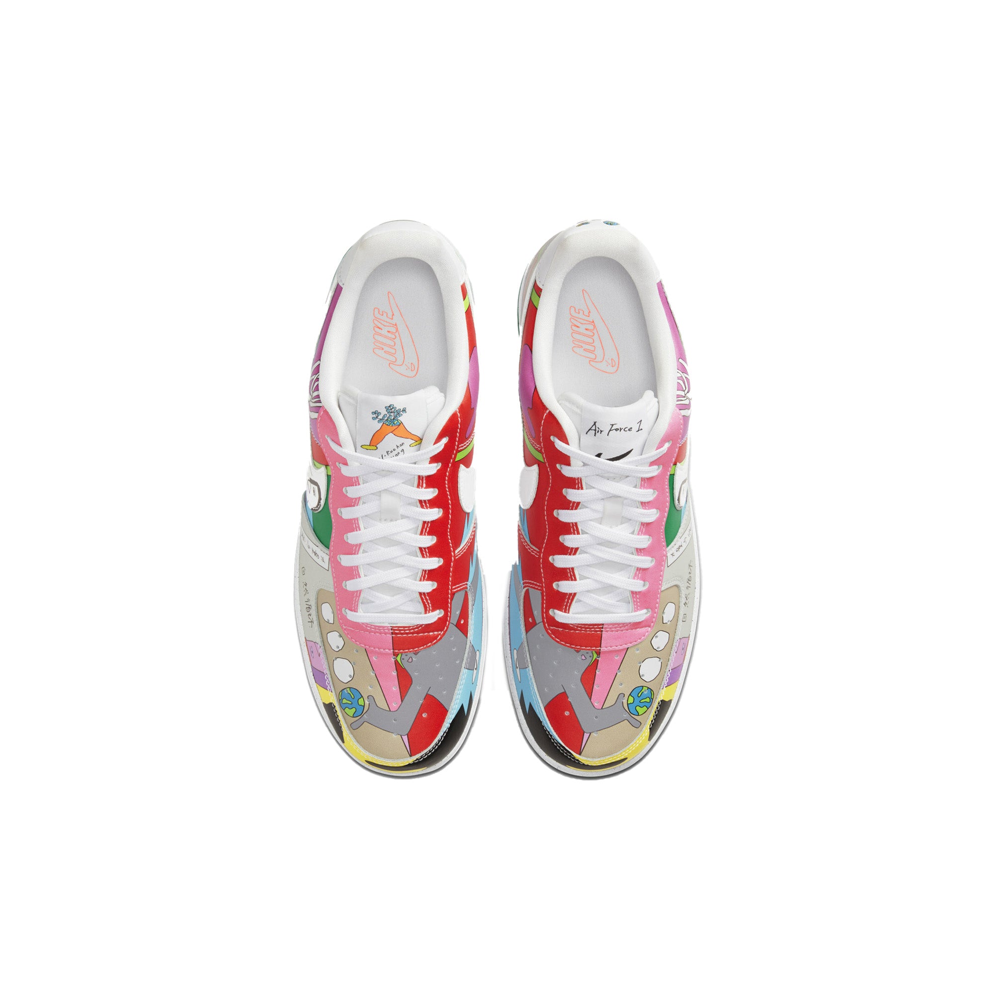 Nike Air Force 1 x Ruohan Wang 'Flyleather' Sneakers - Sustainable Leather Shoes for Men & Women | Perfect for Casual Wear, Street Style & Sneaker Collection