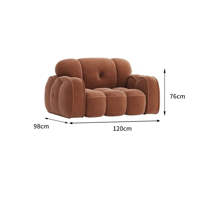 Minimalist Luxe Luxury Lazy Sofa Set - Modern Comfortable Lounge Furniture for Living Room, Bedroom & Apartment - Perfect for Relaxing, Reading & Entertaining