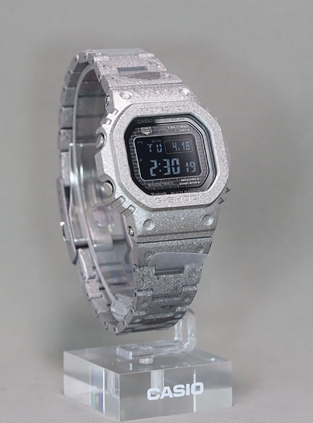 CASIO G-Shock 40th Anniversary Recrystallized Full Metal 5000 Series GMW-B5000PS-1JR Japan Made - Durable Shock-Resistant Watch for Outdoor Sports & Military Use