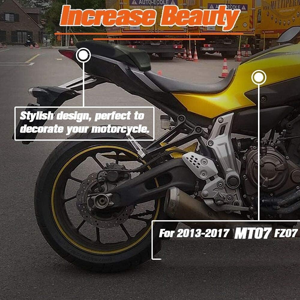 Premium Motorcycle Rear Seat Cowl Cover for Yamaha MT-07 FZ-07 (2013-2017) | Solo Seat Tail Fairing | Red Color | Perfect for Customization & Urban Riding