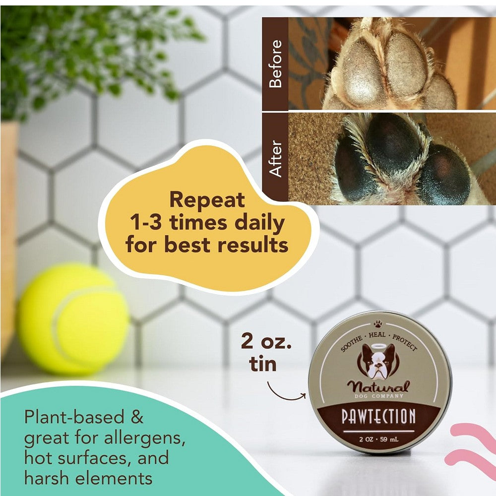 Natural Healing Balm for Dogs - Soothe & Protect Paws - Paw Protection for Dry, Cracked Paws - Perfect for Walking, Hiking & Winter Protection