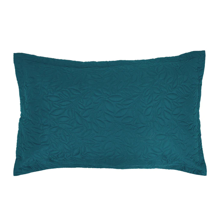 Botanica Teal Coverlet Set By Bambury - Queen Size Bedspread, Lightweight Quilted Bedding Set for All Seasons - Perfect for Master Bedroom, Guest Room & Cozy Home Decor